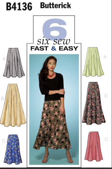 84136 Butterick 
Sl ew 
FAST & EASY 